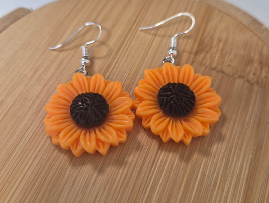 Boucles d'oreilles tournesols 🌻