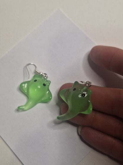 Boucles d'oreilles raie