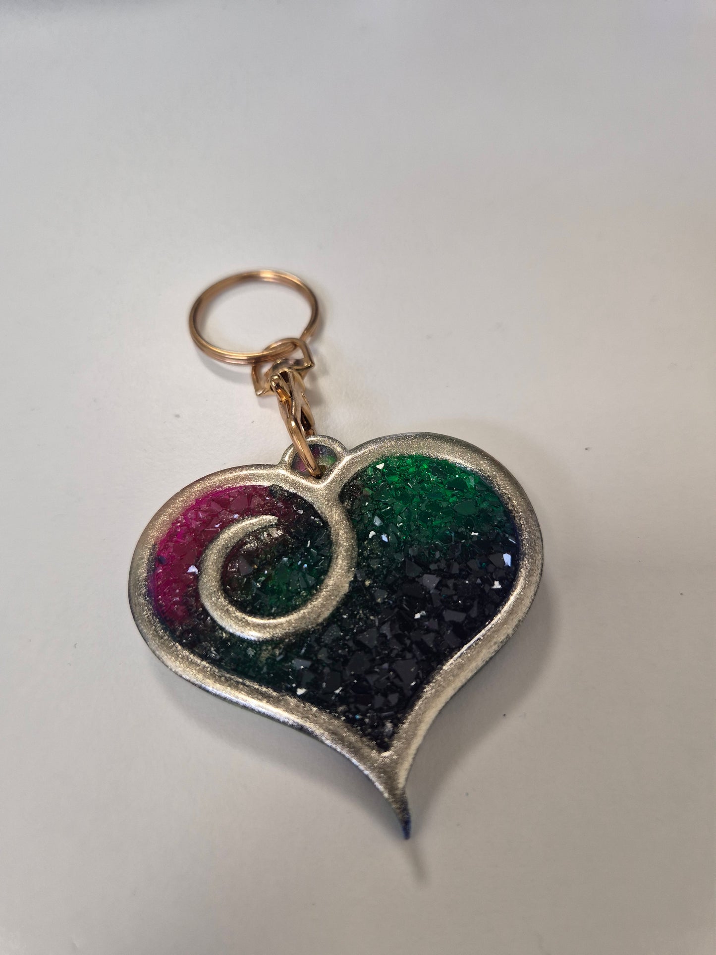 Porte cle coeur
