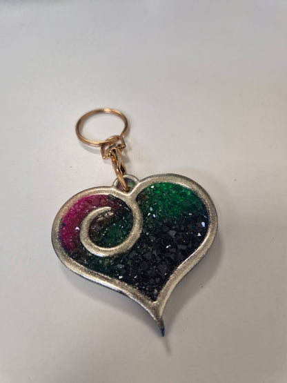 Porte cle coeur