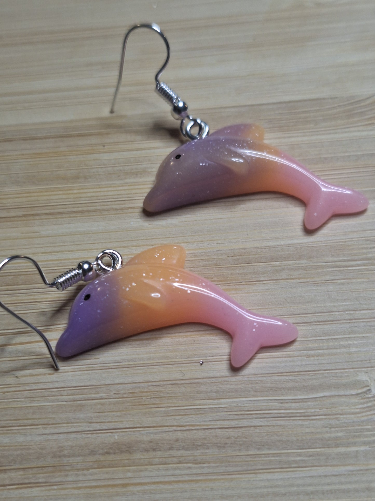 Boucles d'oreilles dauphin