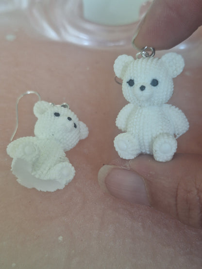 Boucles d'oreilles ourson