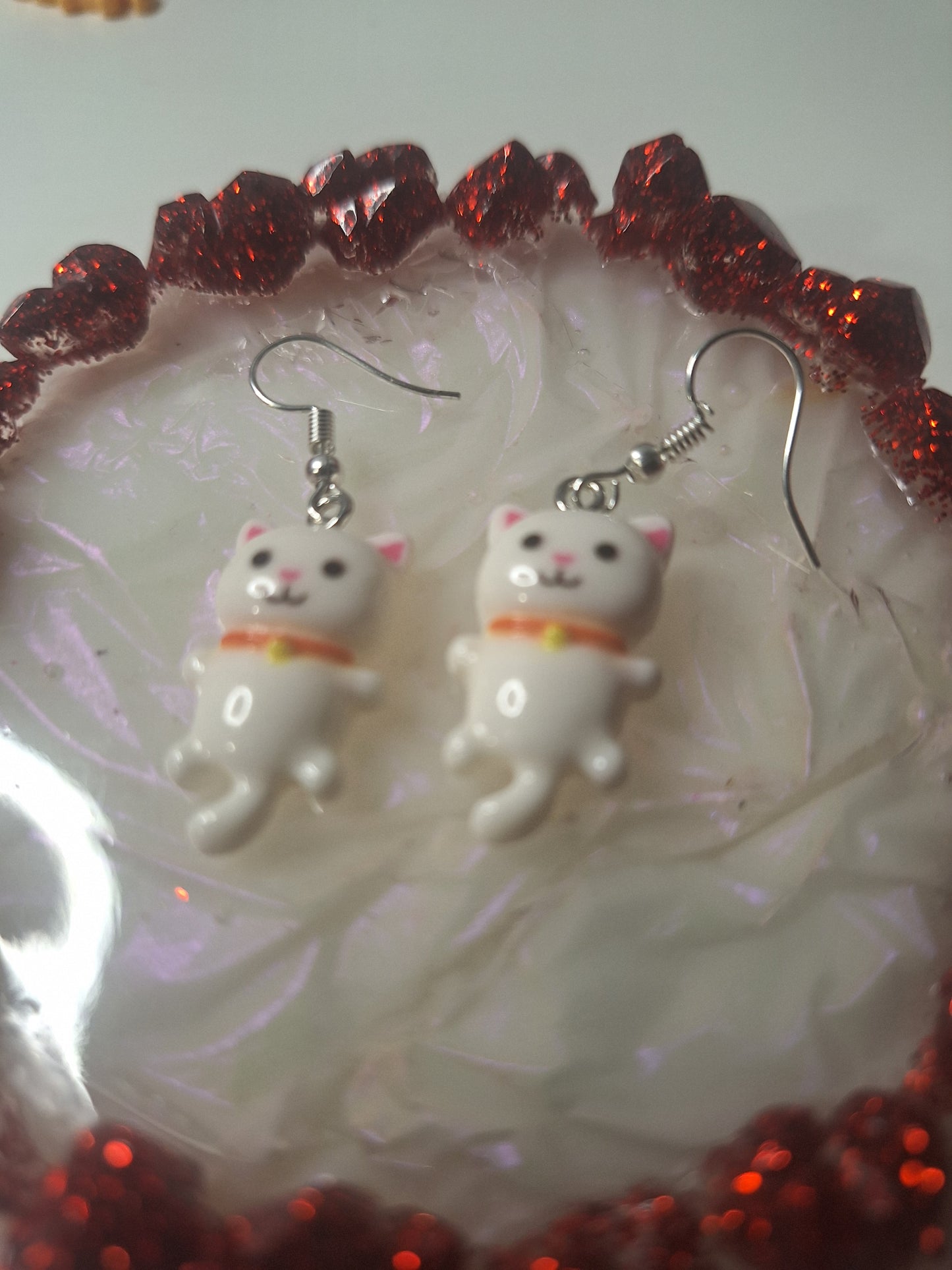 Boucles d'oreilles chat 🐱