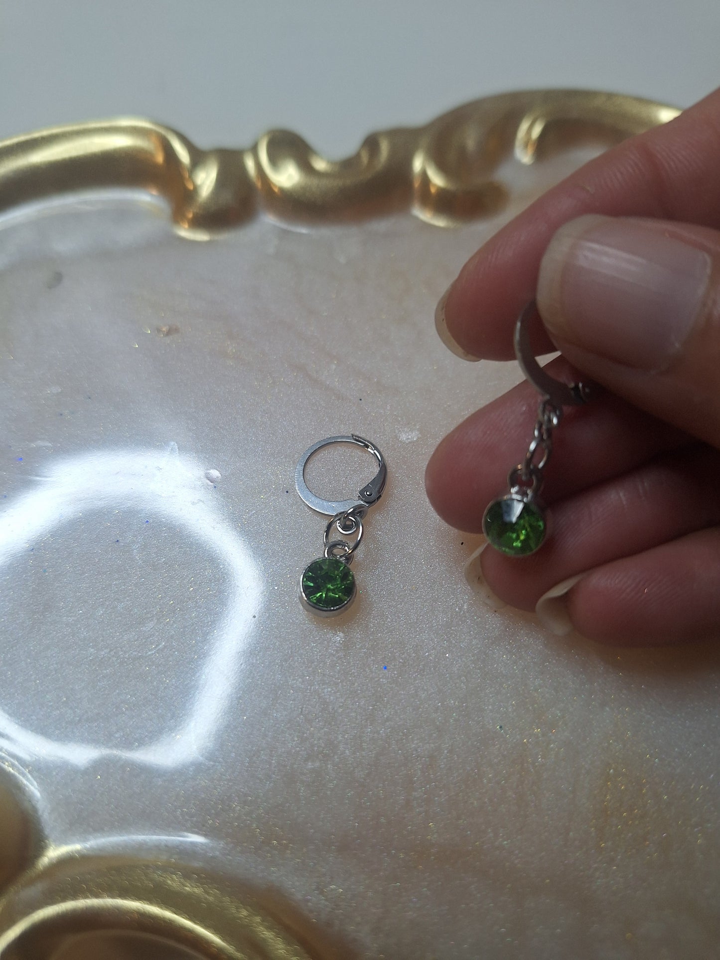 Boucles d'oreilles strass