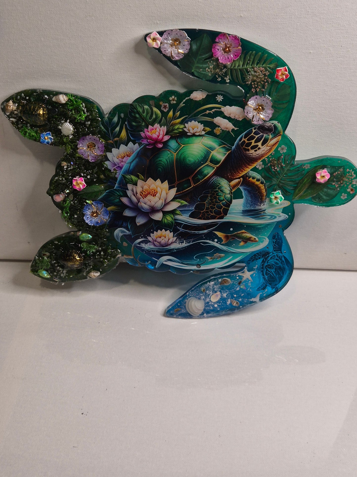 Plateau decoratif tortue