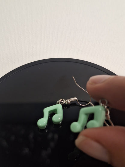 Boucle d oreille note de musique