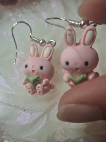 Boucles d'oreilles lapin