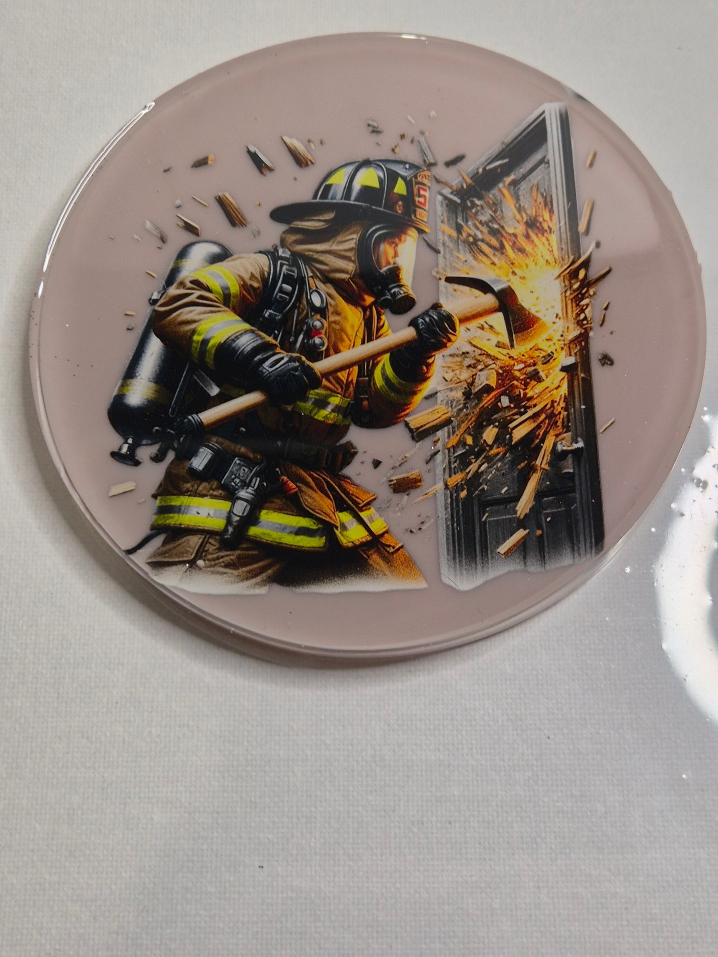 Deco murale pompiers