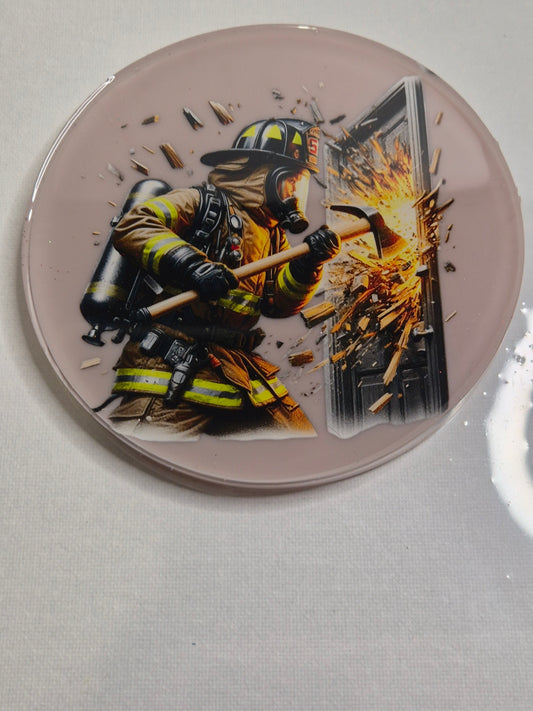 Deco murale pompiers