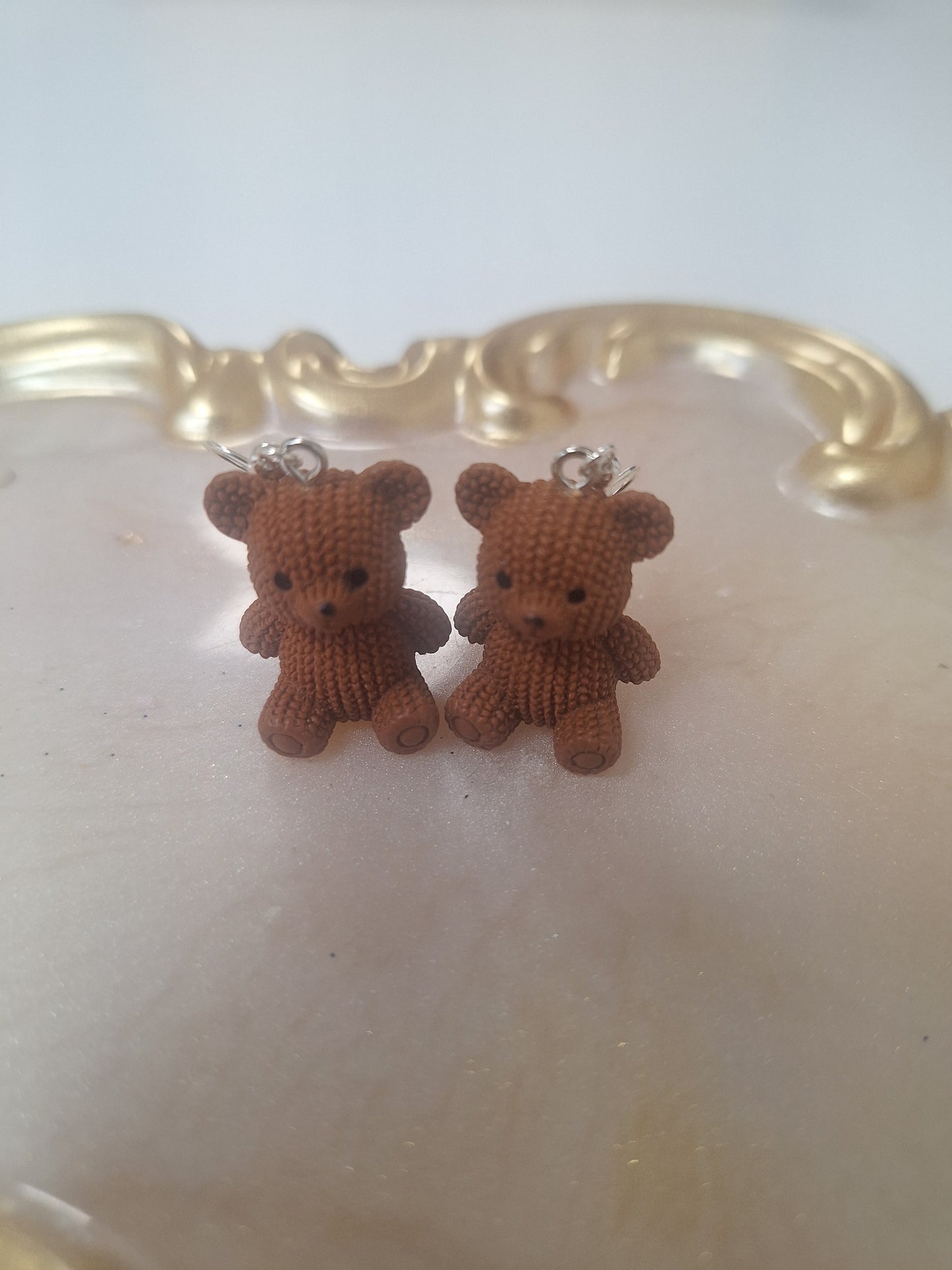 Boucles d'oreilles ourson