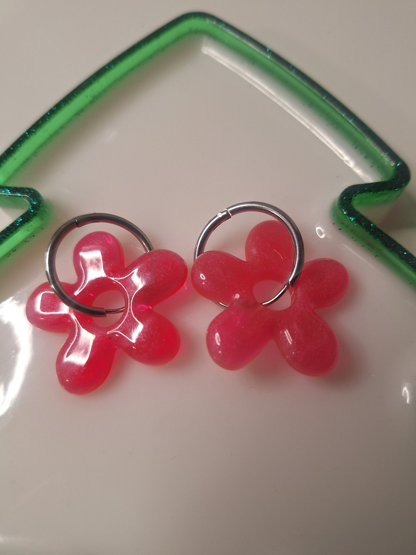 Boucles d oreilles 5 pétales