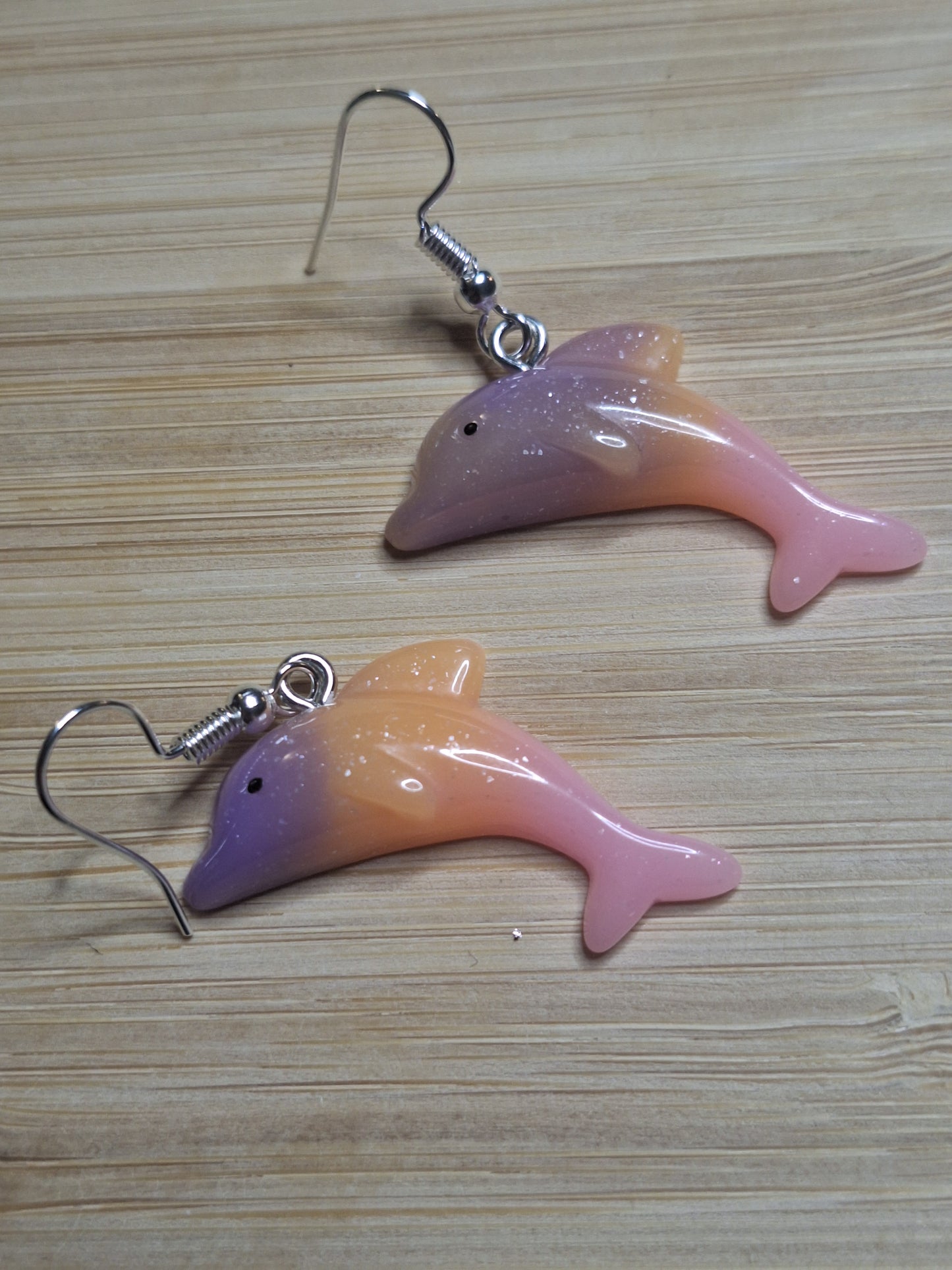 Boucles d'oreilles dauphin