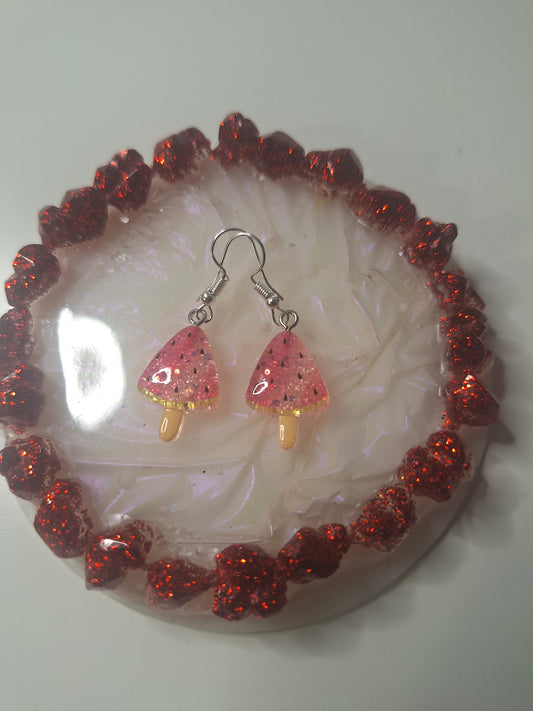 Boucles d'oreilles esquimaux pastèque 🍉