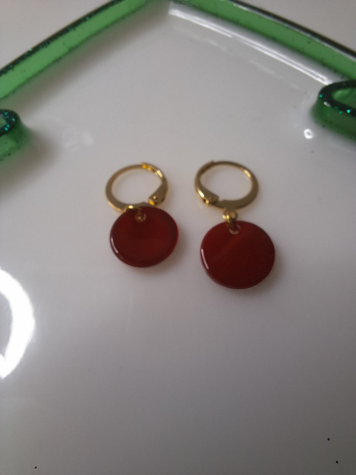 Boucles d'oreilles pastille