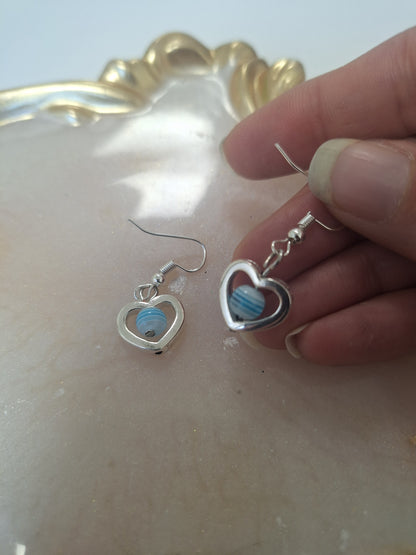 Boucles d'oreilles coeur