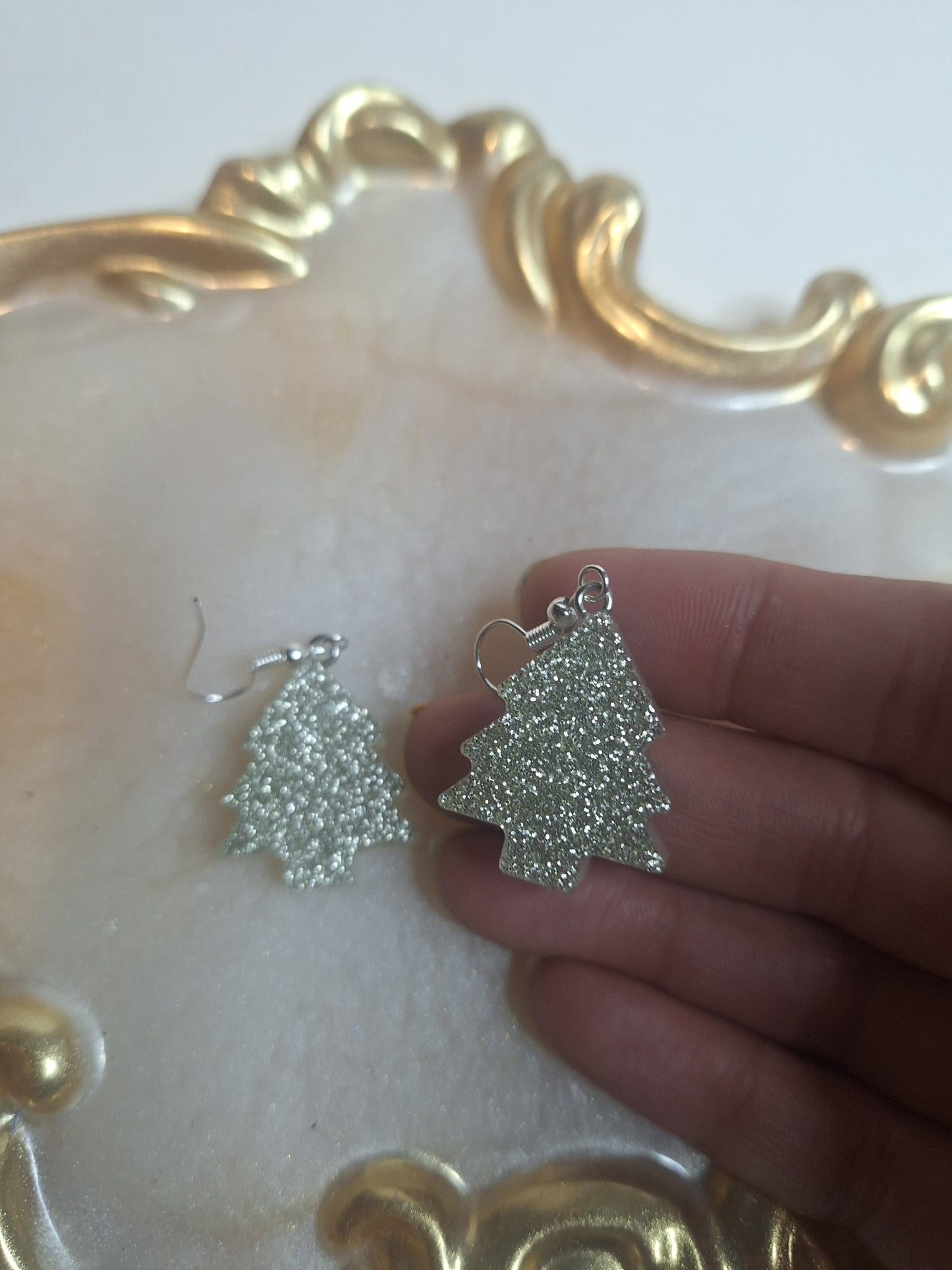 Boucles d'oreilles sapin de Noël 🎄