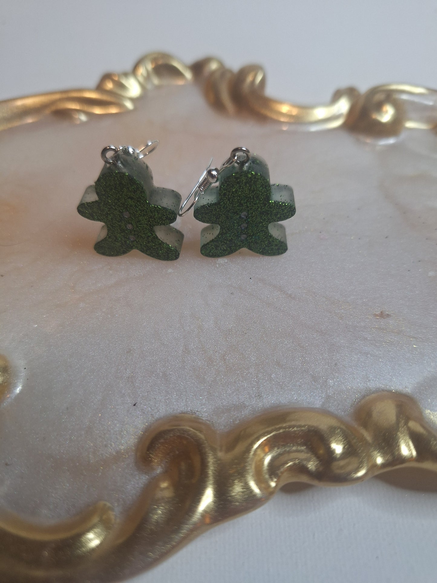 Boucles d'oreilles pain d épices