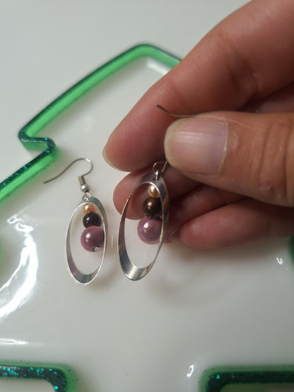 Boucles d'oreilles perles