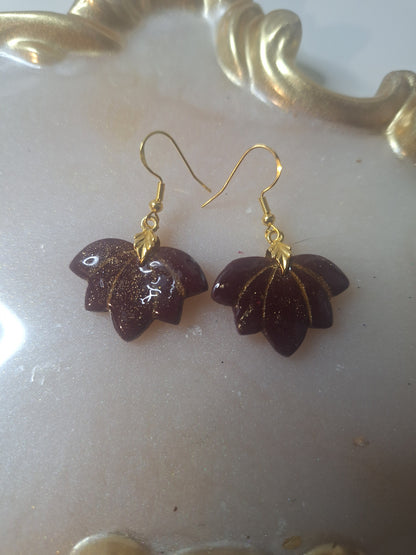 Boucles d'oreilles fleur de lotus