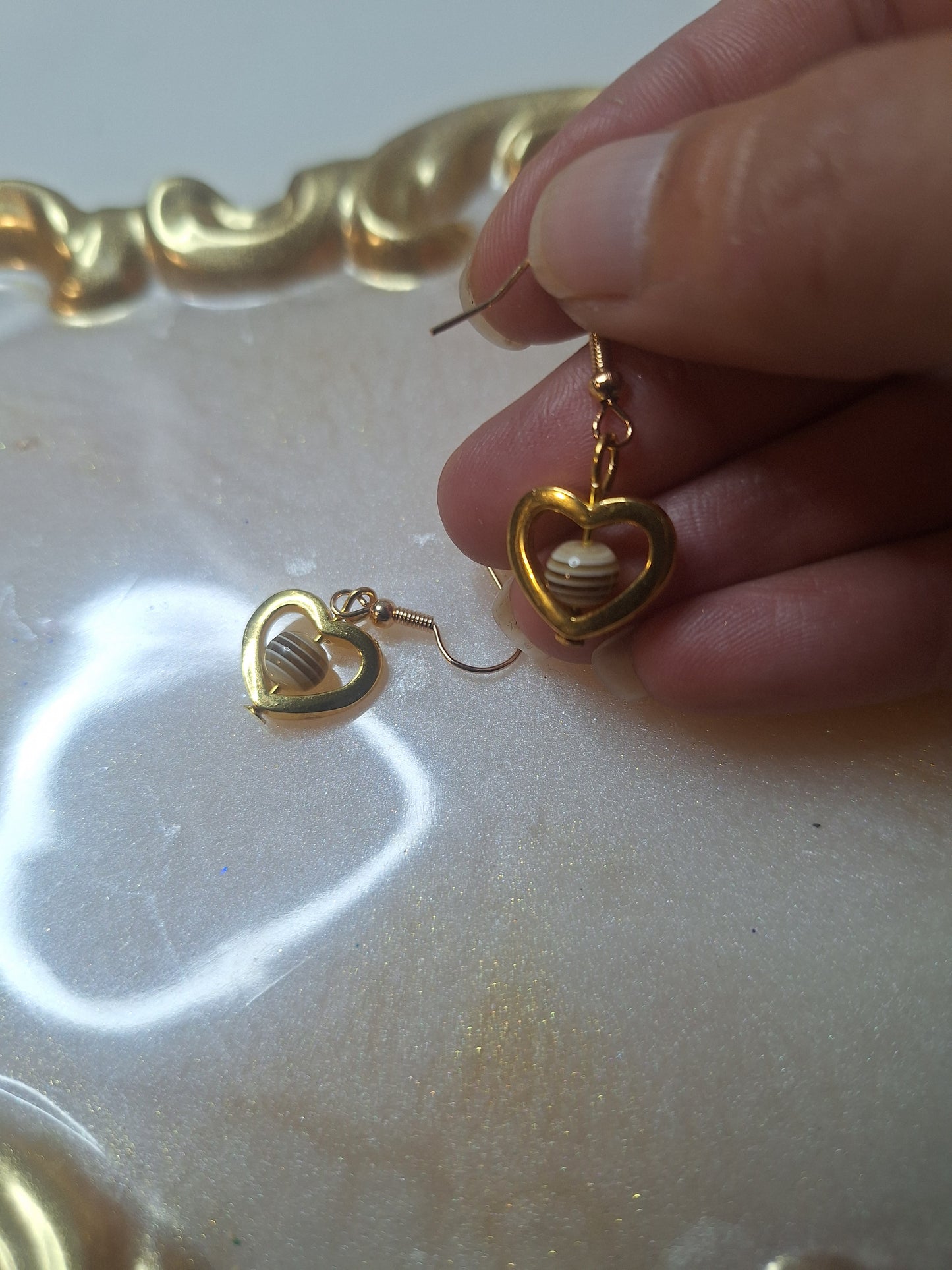 Boucles d oreilles coeur