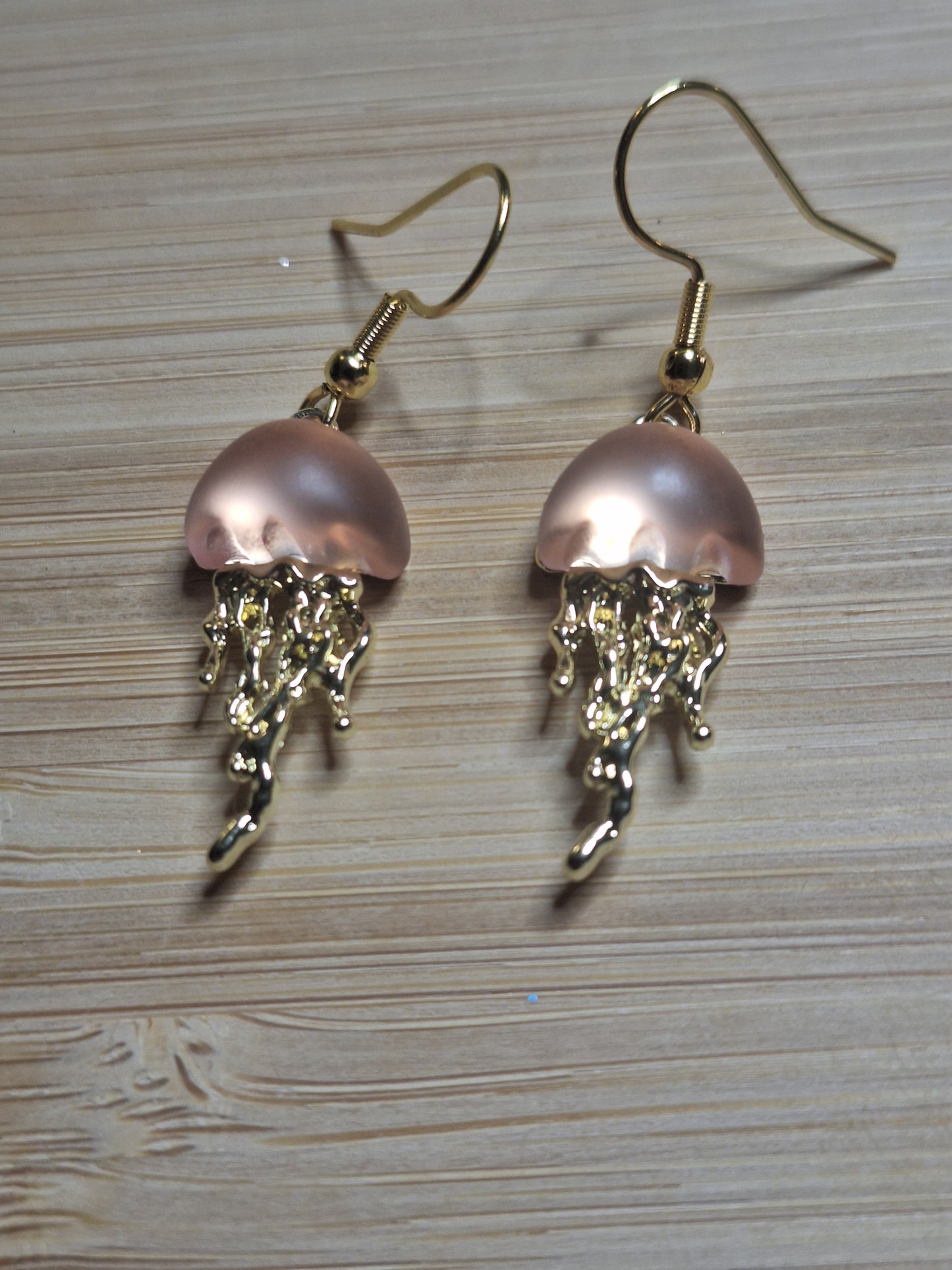 Boucles d'oreilles méduse