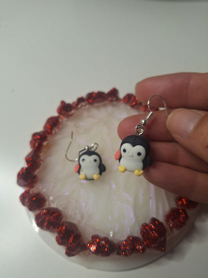 Boucles d'oreilles pingouin 🐧