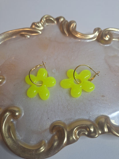 Boucles d oreilles 5 pétales