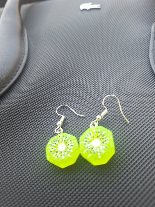 Boucle d oreille kiwi