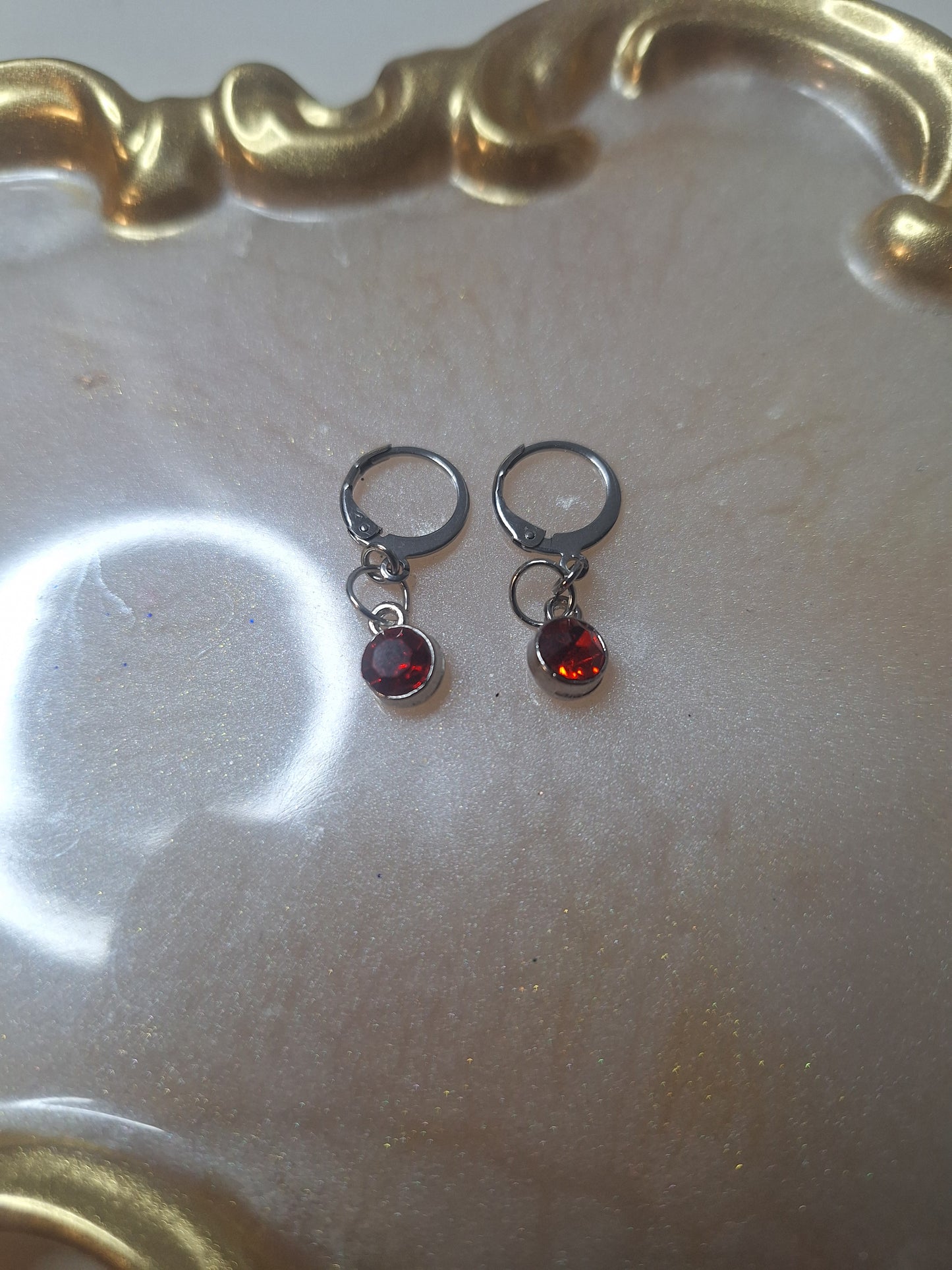 Boucles d'oreilles strass