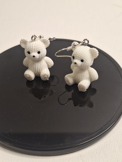Boucle d oreille ourson