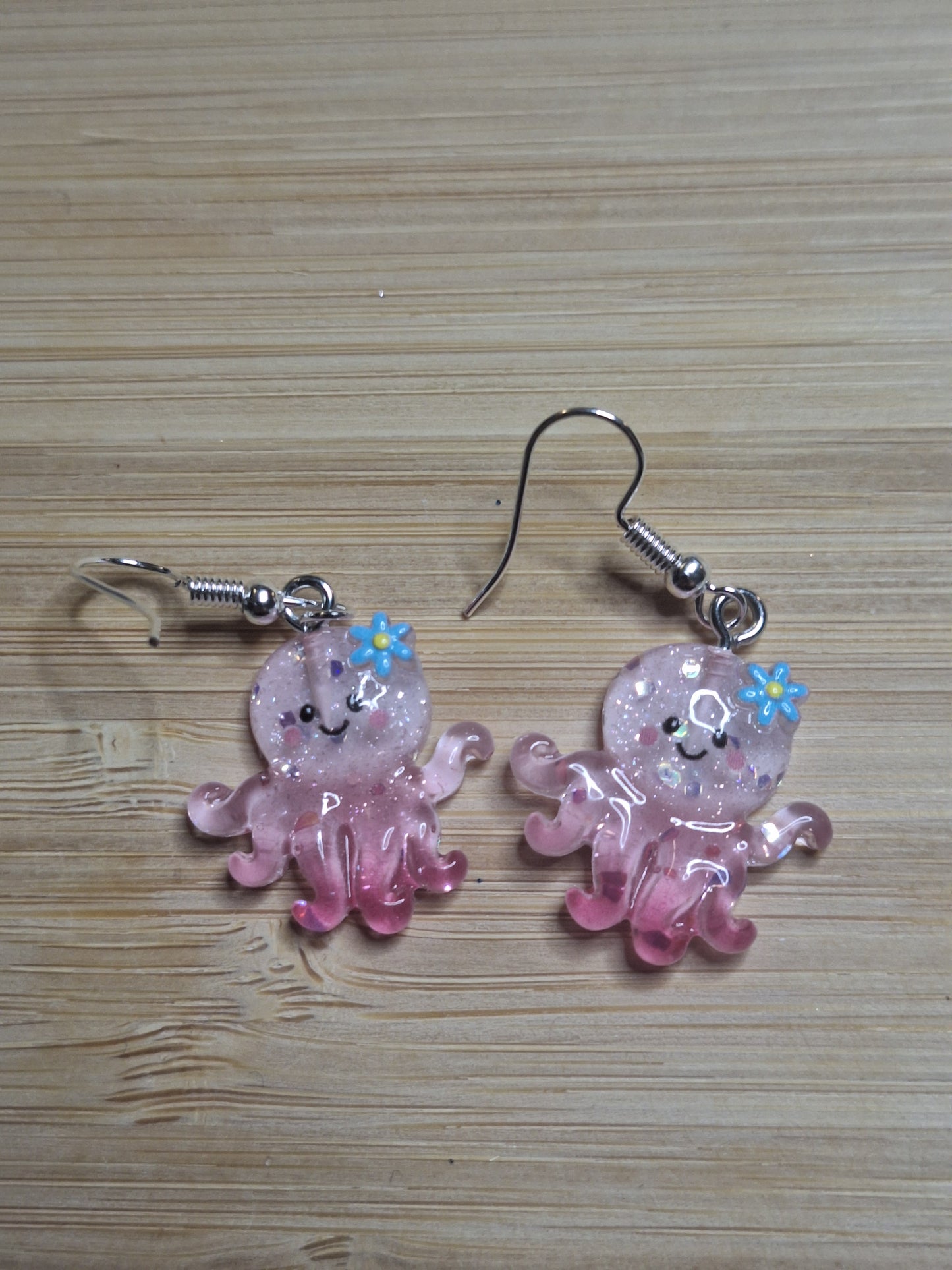 Boucles d'oreilles pieuvre
