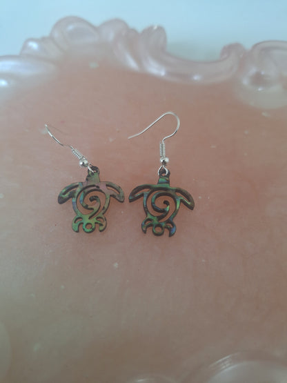 Boucles d'oreilles tortue