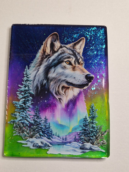 Décoration murale loup