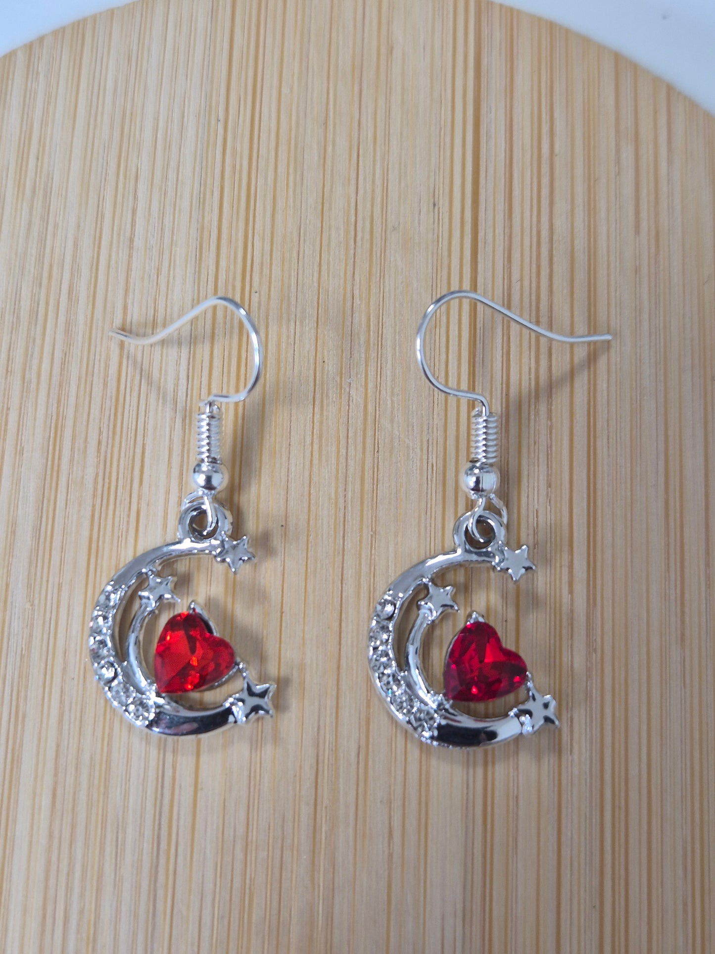 Boucles d'oreilles lune