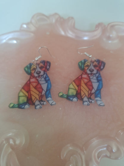 Boucles d'oreilles chien