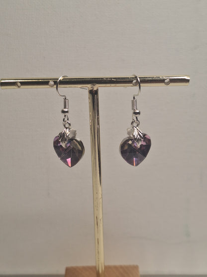 Boucles d'oreilles coeur