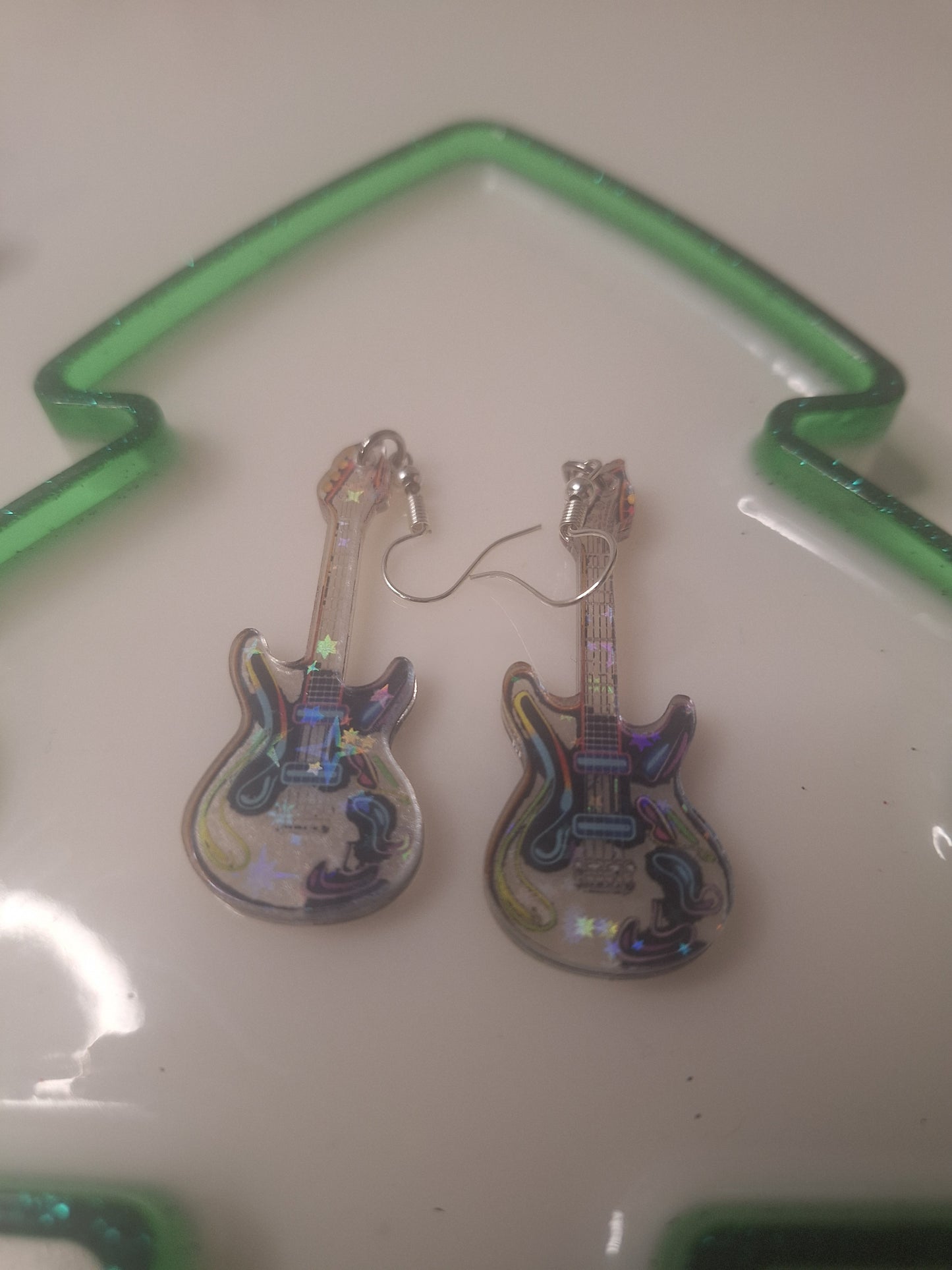 Boucles d'oreilles guitare 🎸