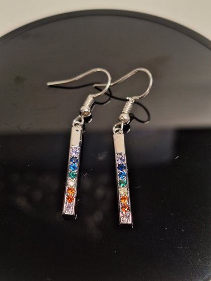 Boucles d'oreilles strass