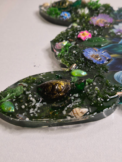 Plateau decoratif tortue