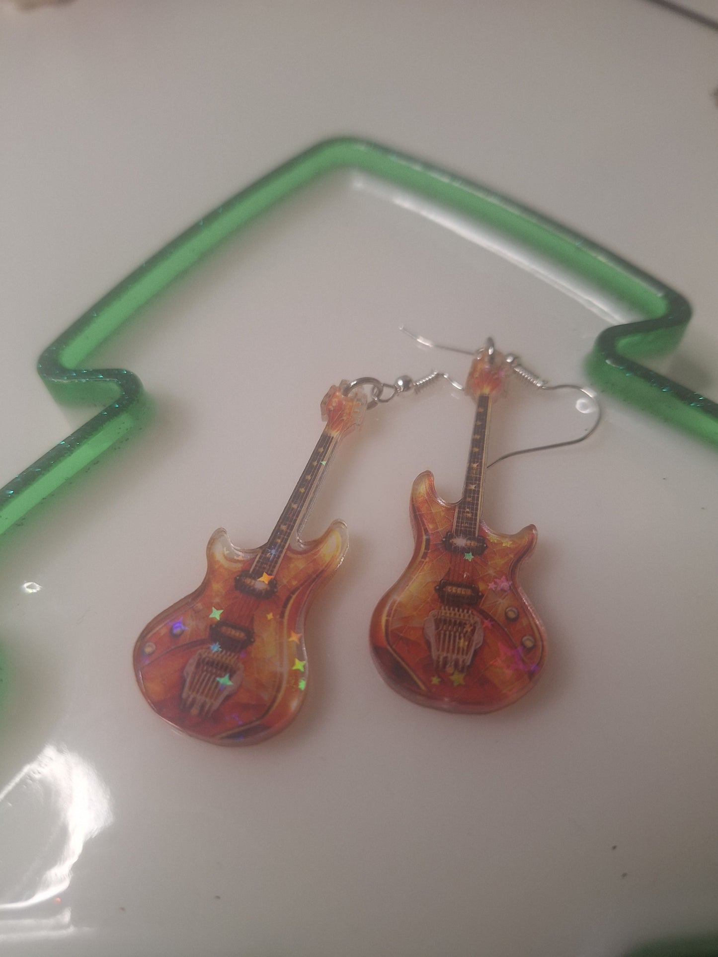 Boucles d'oreilles guitare 🎸