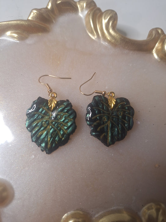 Boucles d'oreilles feuilles