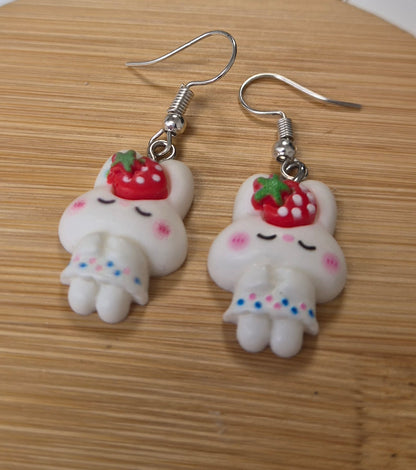 Boucles d'oreilles lapin