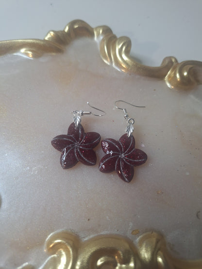 Boucles d'oreilles fleur fleur de tiare