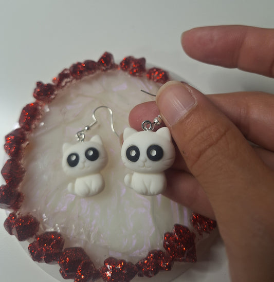 Boucles d'oreilles chat