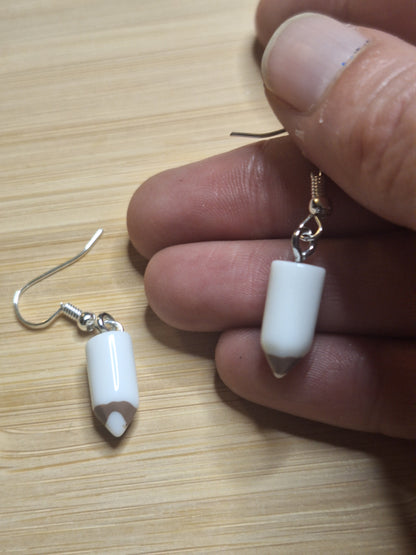 Boucles d'oreilles crayons de couleur