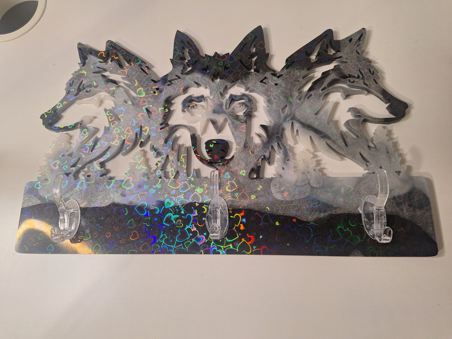 Suspension murale loup