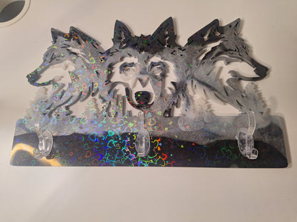 Suspension murale loup