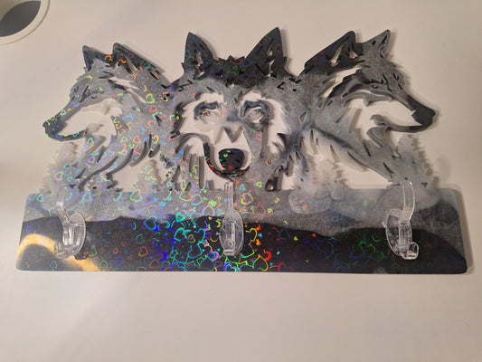 Suspension murale loup