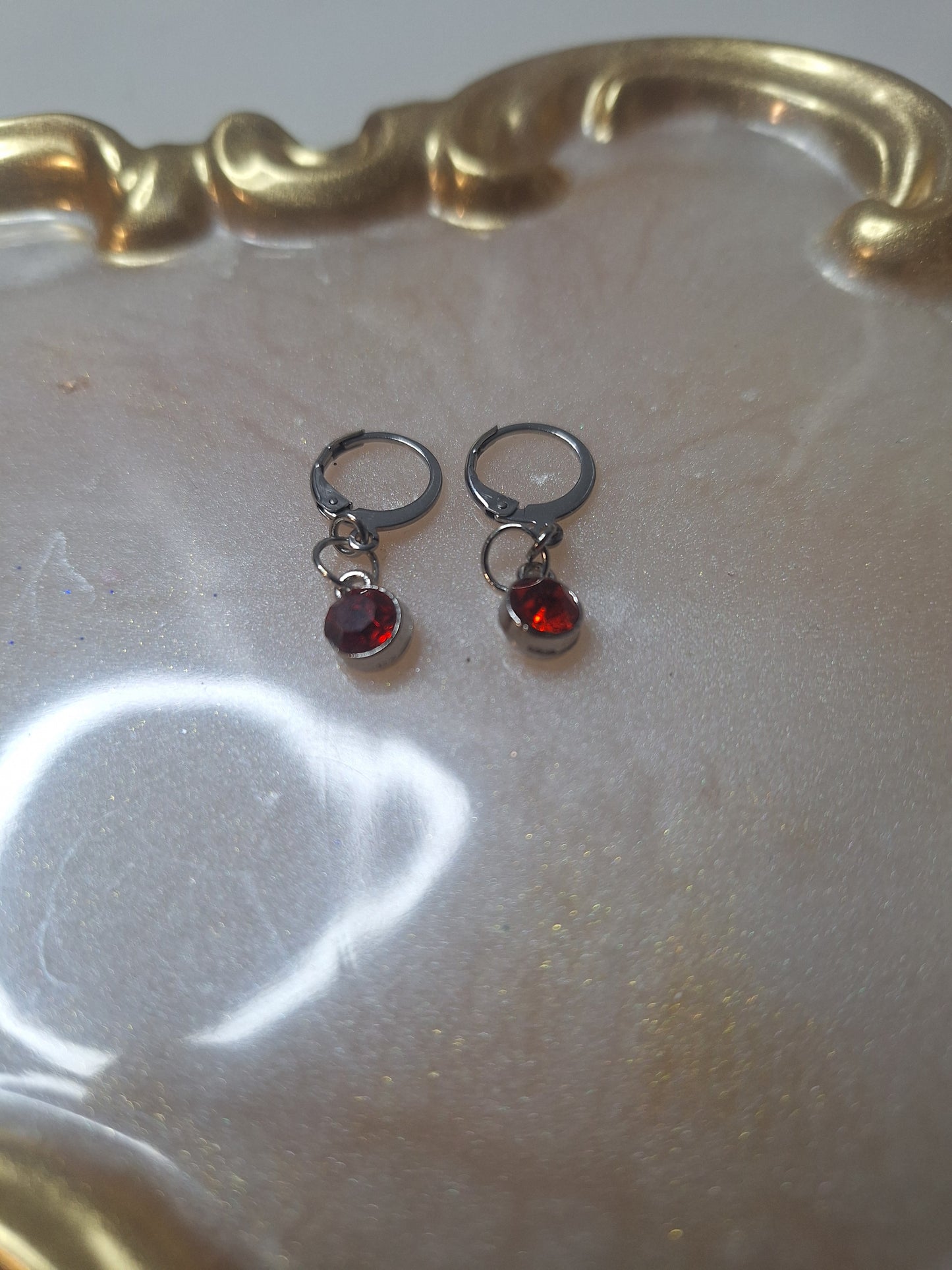 Boucles d'oreilles strass