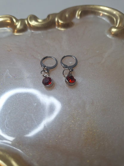 Boucles d'oreilles strass